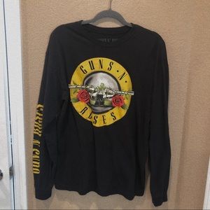 vintage print guns n’ roses long sleeve